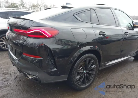 2022 BMW X6 xDrive40I из США, поврежденный, VIN 5UXCY6C00N9K57617